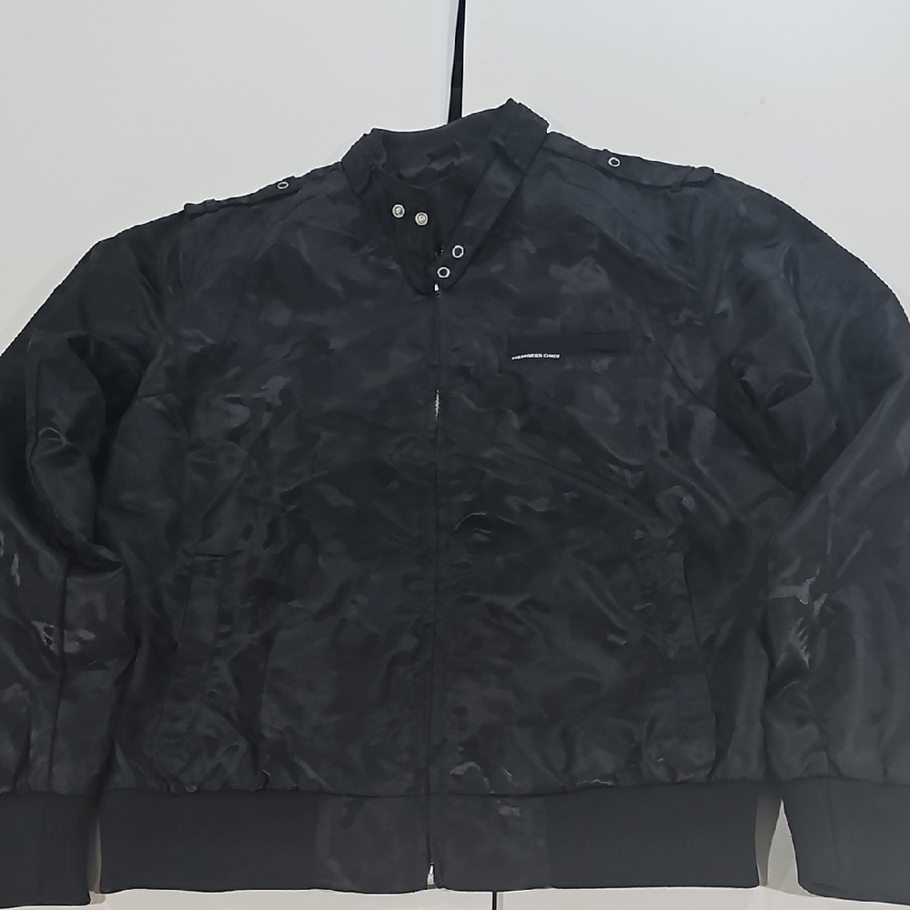 Members Only Black Men's Zipup Jacket